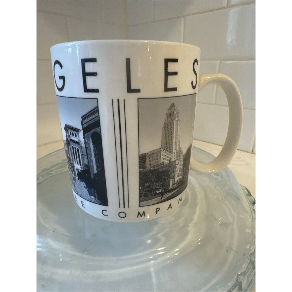 Starbucks 2005 City Scenes Series 18 oz Los Angeles Coffee Mug/Cup By Barista